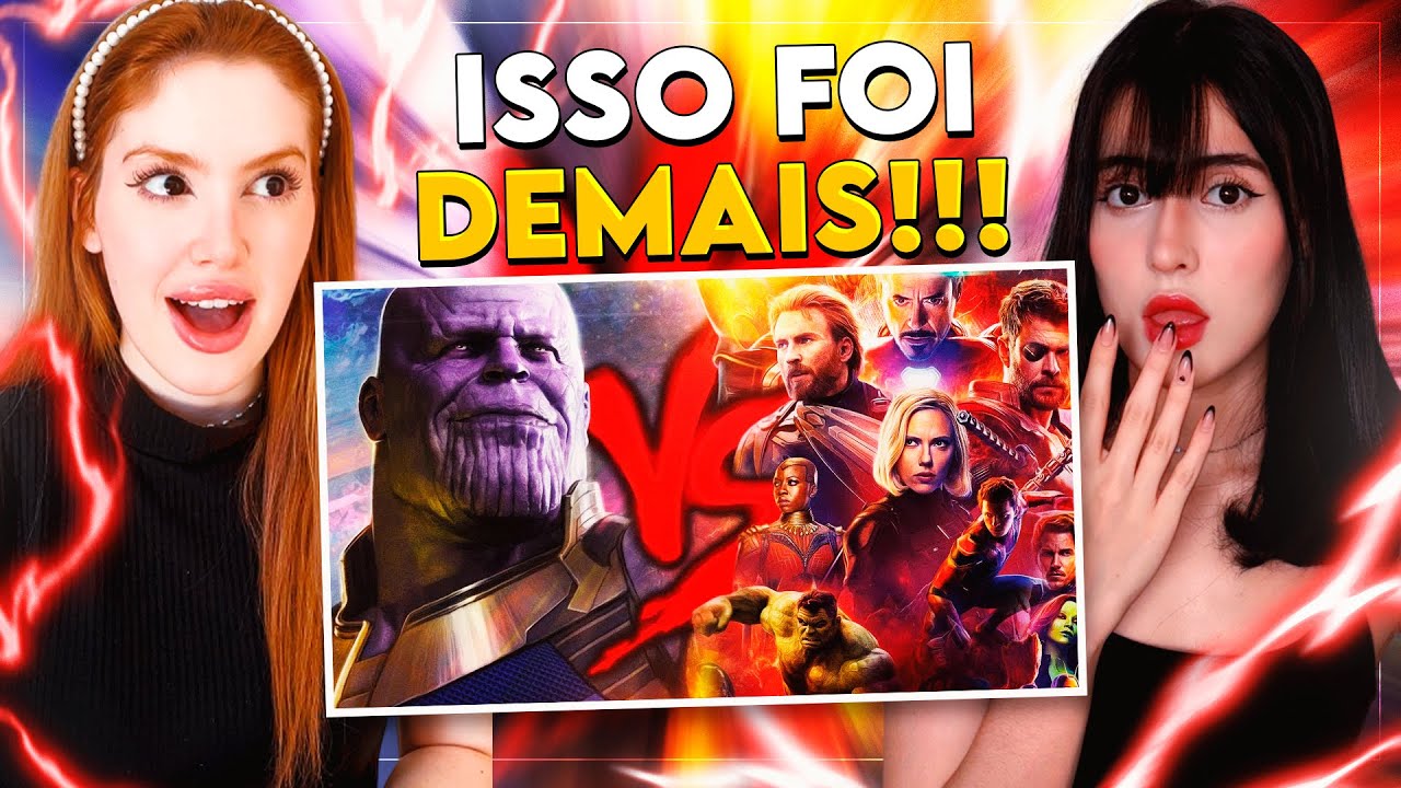 REACT | Vingadores VS. Thanos | Duelo de Titãs (ESPECIAL VINGADORES: GUERRA INFINITA) | CR Reacts