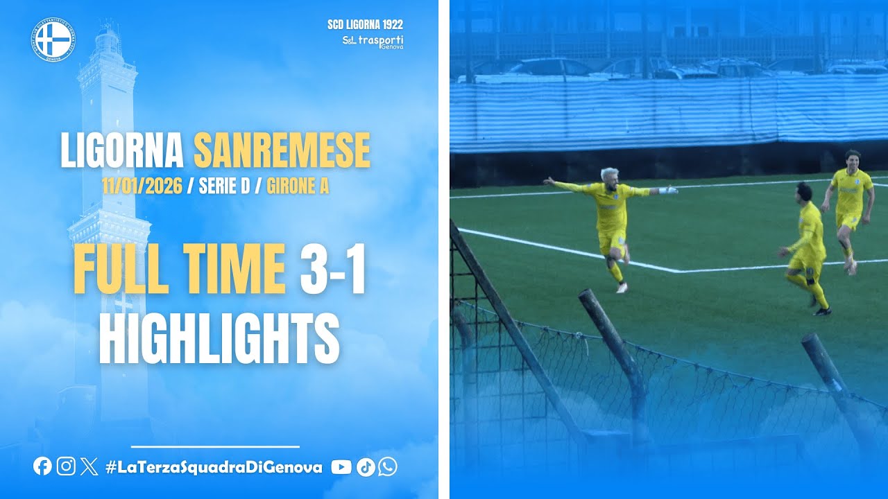 🎥 Ligorna vs Sanremese 3-1 | Highlights