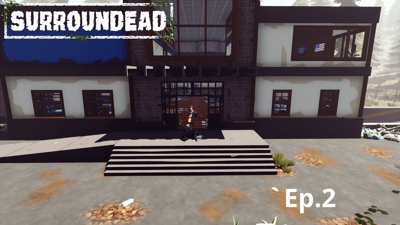 Surroundead Permadeath | Finding a police station | Ep.2