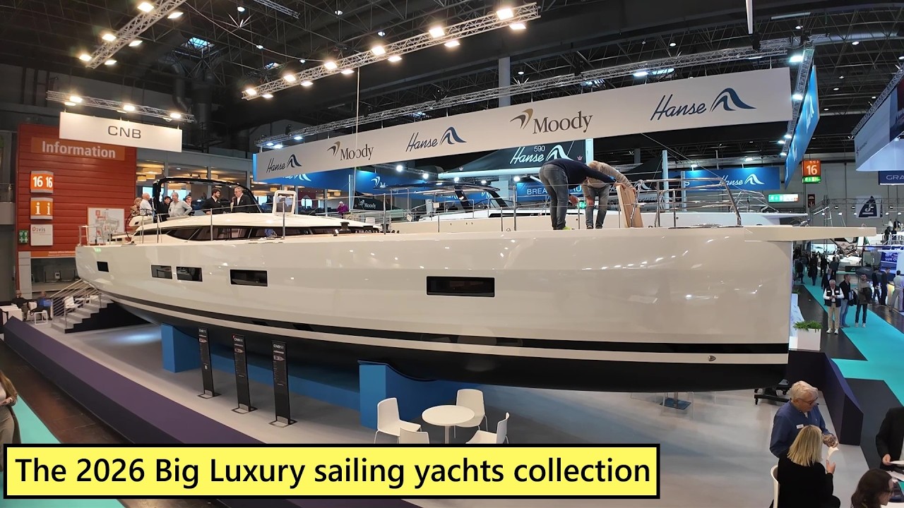 The 2026 Big Luxury sailing yachts collection