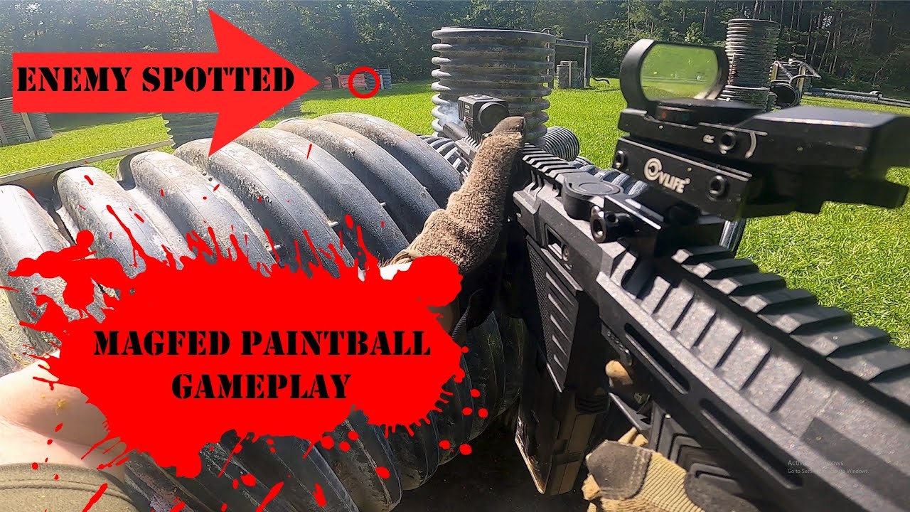 Paintball Gameplay #8! Magfed Double Kill! #magfed #paintball