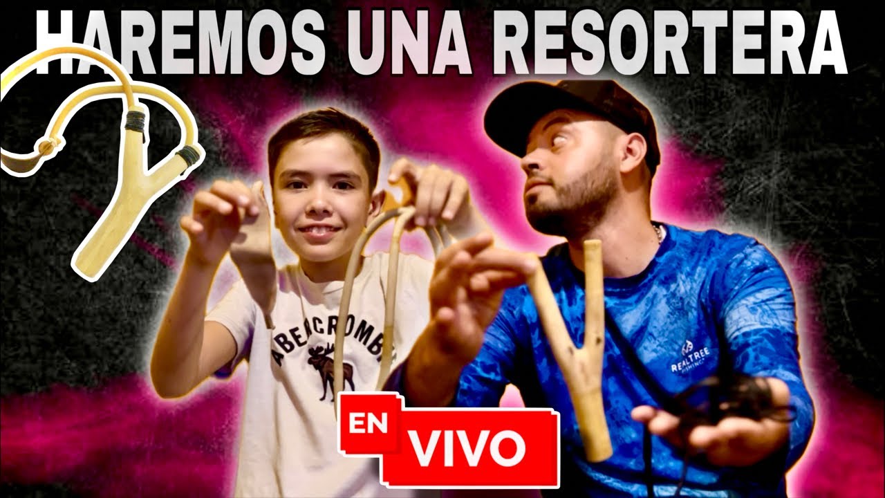 Te enseñamos CÓMO HACER una RESORTERA ARTESANAL 🪵🔥🎯
