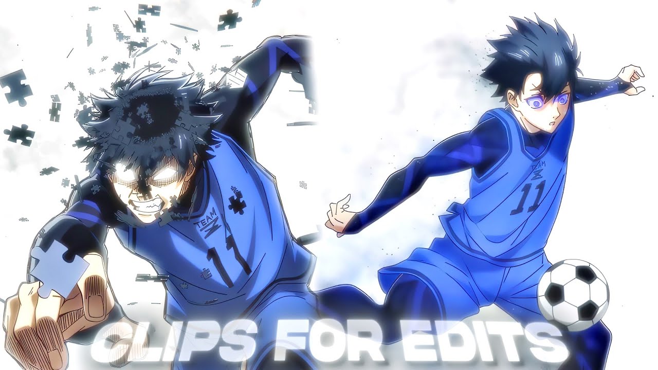 Yoichi Isagi Raw Clips For Editing *BEST MOMENTS*