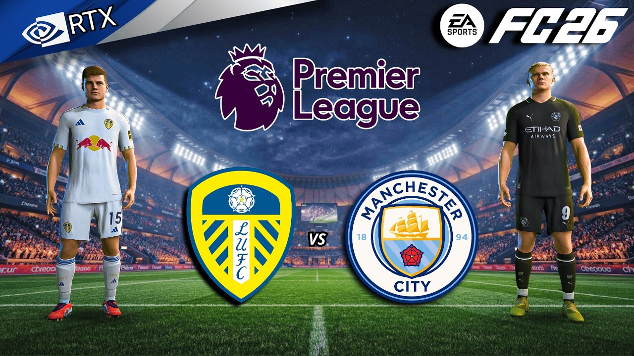 FC 26 - Leeds United vs Man City Ft. Haaland, Semenyo | Premier League 25/26 Full Match | PC™ [4K60]