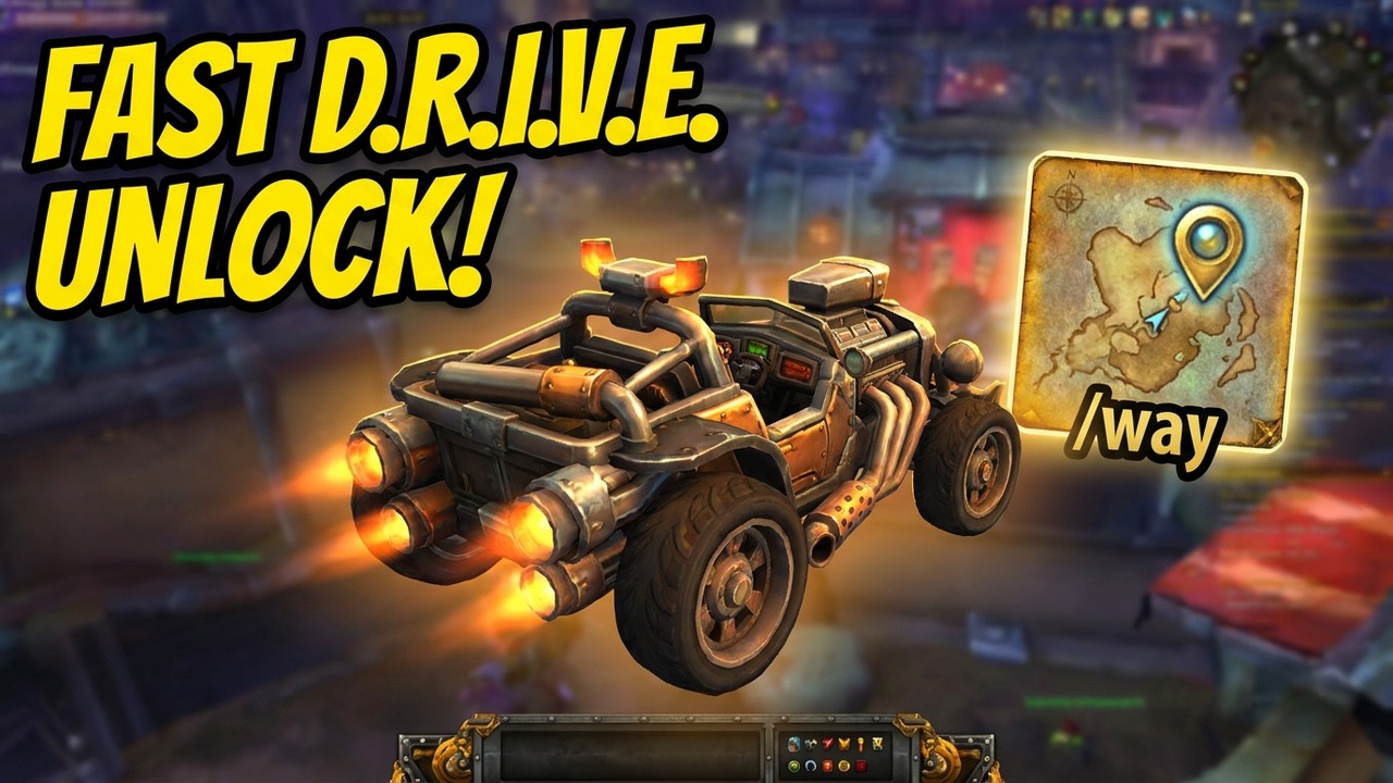 How to Unlock DRIVE in WoW Undermine Fast & Easy Guide!
