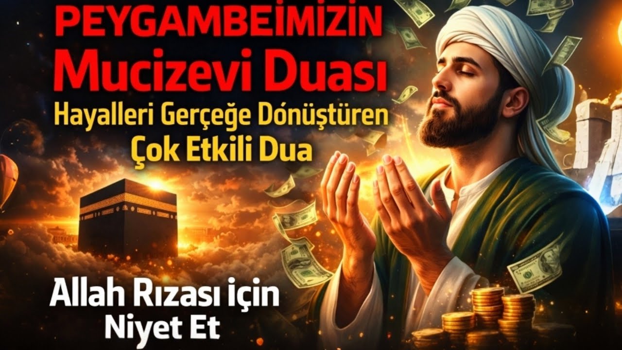 🤲Peygamberimizin Mucizevi Duası Hayalleri Gerçeğe Dönüştüren Çok Etkili DuaAllah Rızası İçin NiyetEt