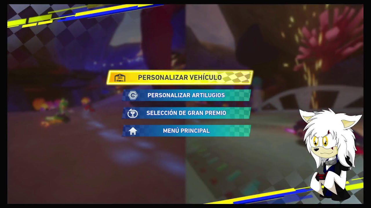 💙🤍🐾🎮Jugando Sonic Racing CrossWolrds🎮🐾🤍💙