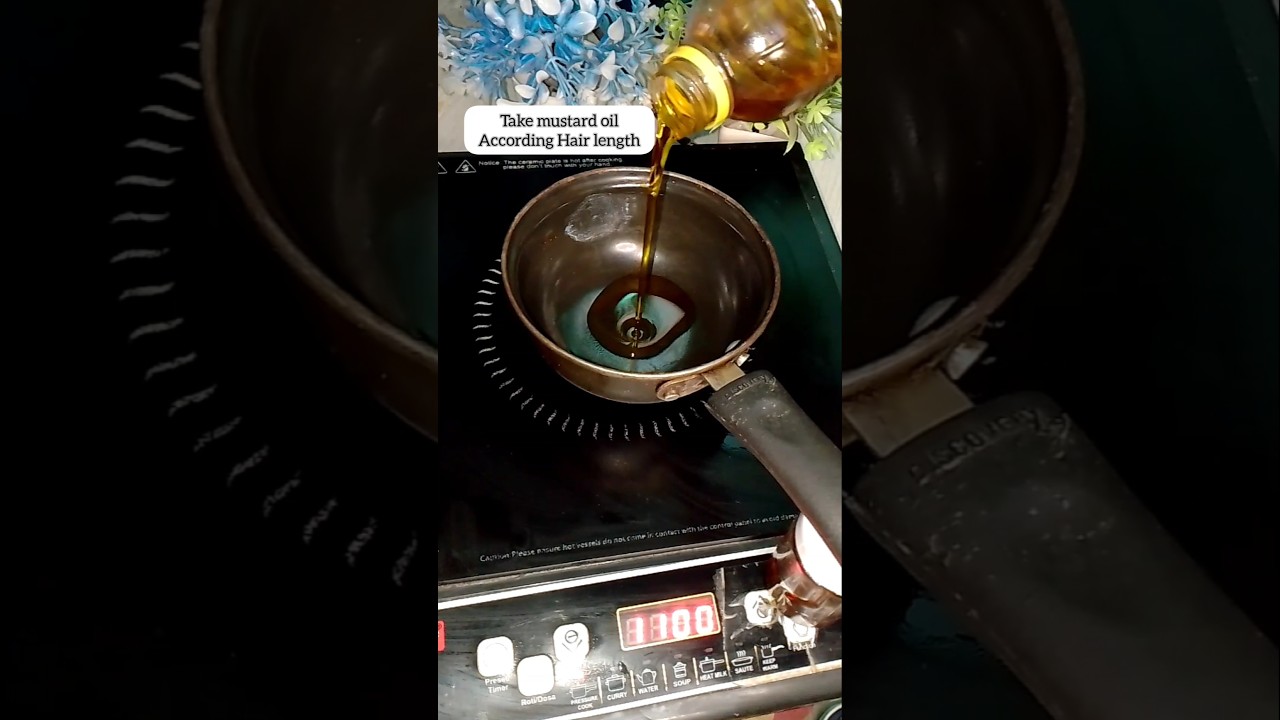 🔥Homemade Hair Growth oil| Hair growth Naturally| #Mustardoil #homemadeoil #haircare #longhair #Diy