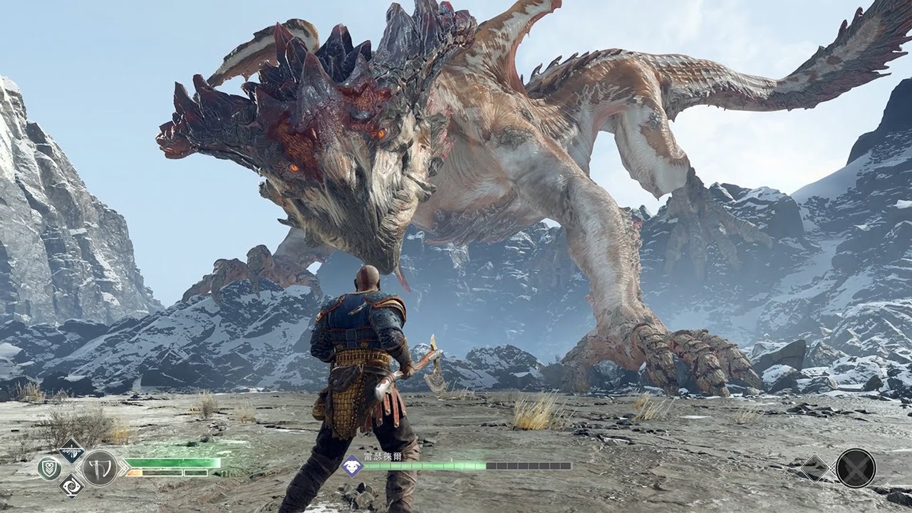 《戰神》PC版 大哥卡 3080 特效全開BOSS戰 實機遊玩