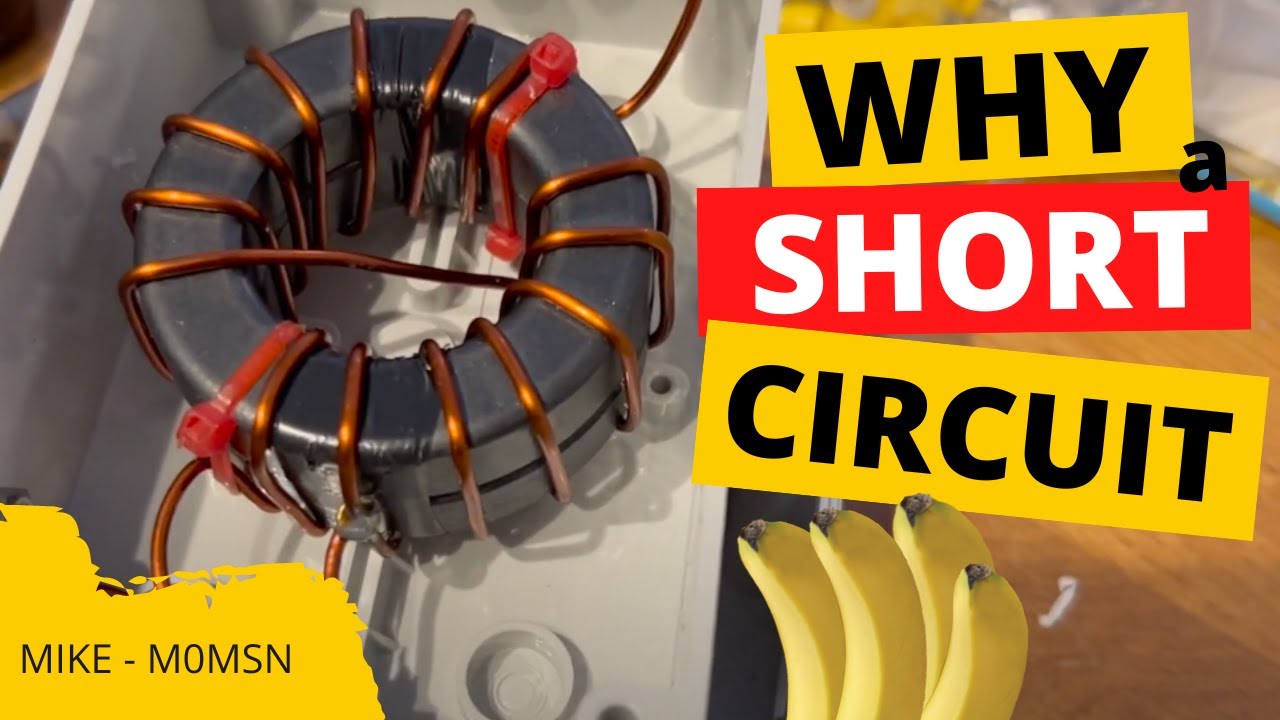 Why is it showing a Short Circuit. 49:1 Transformer EFHW