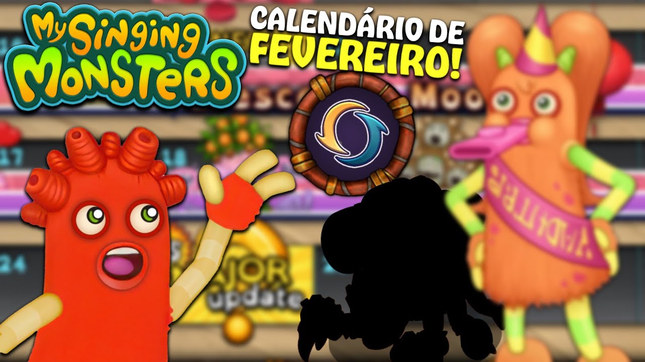 NOVO MONSTRO DA POMILY! NOVOS TEASERS E CALENDÁRIO DE FEVEREIRO! | My Singing Monsters 