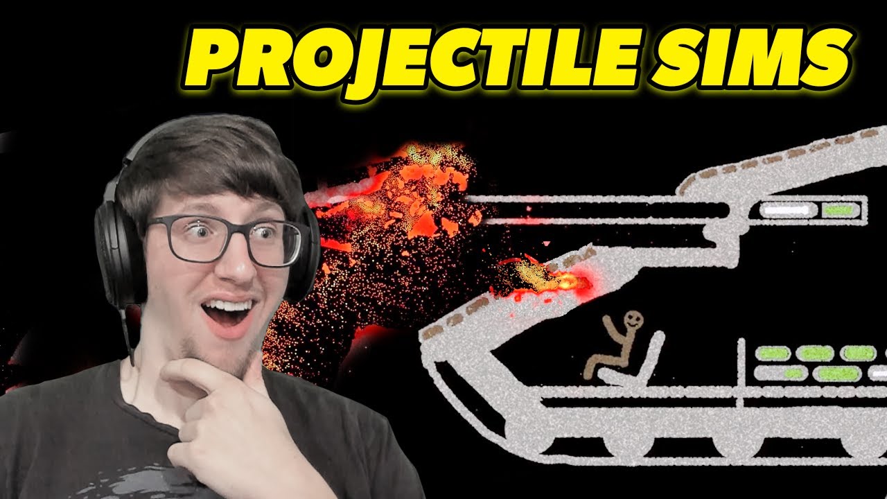 TANKS vs PROJECTILES in a Space Simulation Showdown