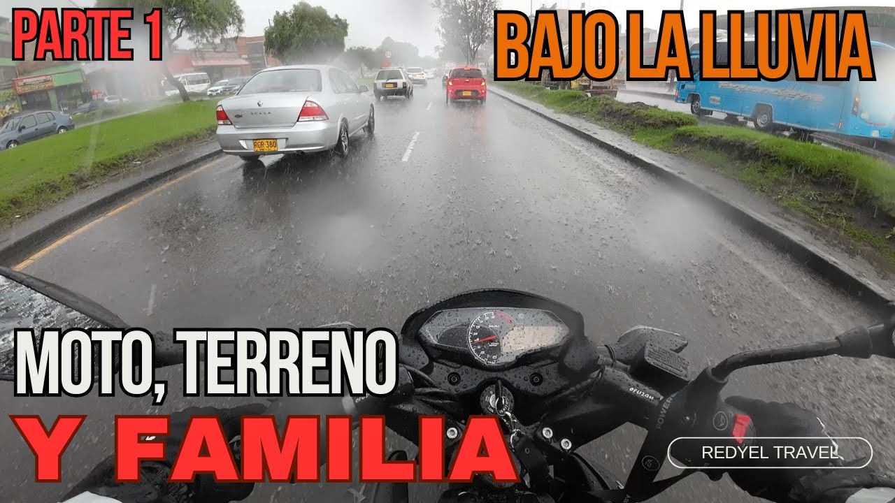 Moto, Terreno y Familia: Un Viaje de 1500 kms | Parte 1 Bajo la lluvia - Pulsar P150
