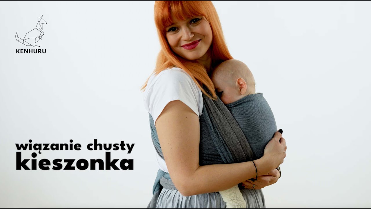 Wiązanie chusty KIESZONKA - FRONT WRAP CROSS CARRY (FWCC) best babywearing tutorial for beginners