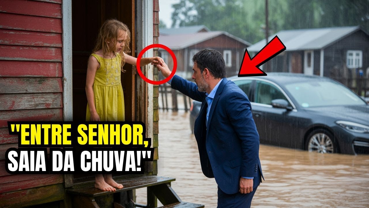 Menina pobre abriga um estranho na tempestade… quando ele revela quem é, ela o reconhece!