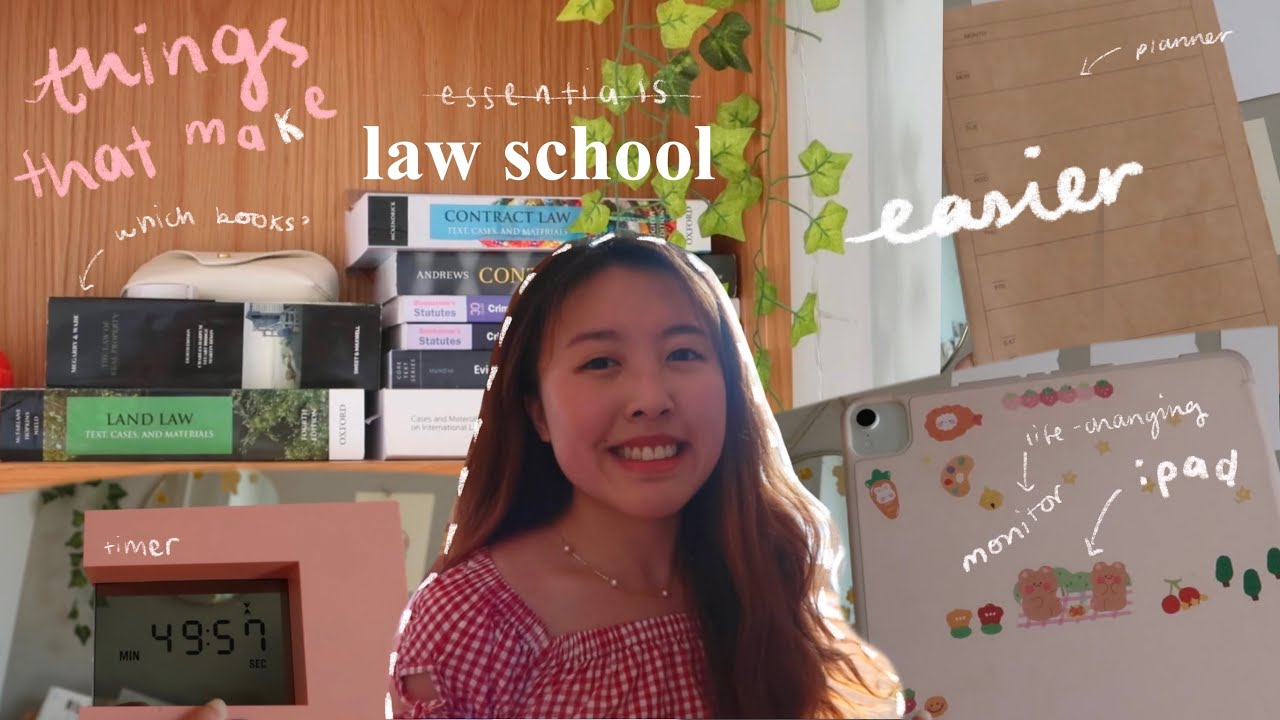 what to bring to law school 📚 (to make your life EASIER 🎆😊) ideas, packing list, not 'essentials'