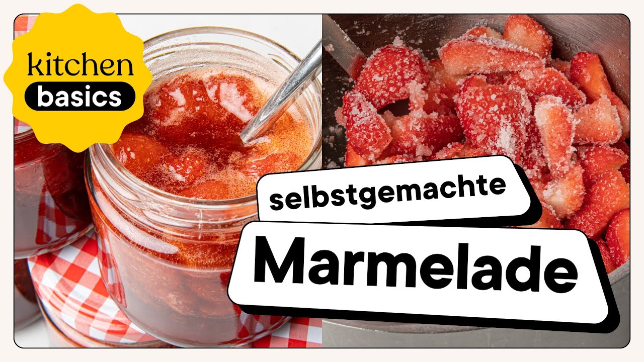 Erdbeermarmelade selber machen &ndash; Grundrezept | Kitchen Basics