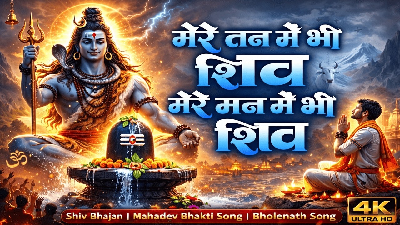 मेरे तन में शिव मेरे मन में शिव | Shiv Bhajan | Mahadev Bhakti Song | Bholenath Song | 4K
