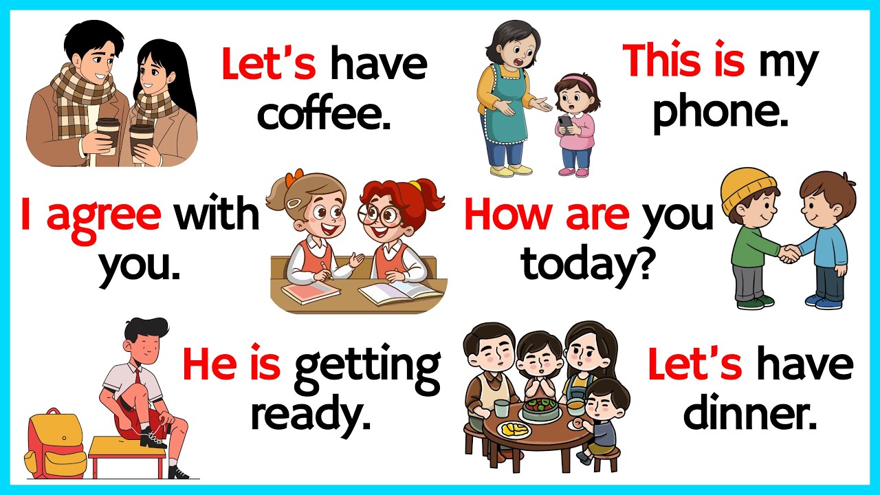 100 Common Daily Use English Sentences | Fun Learning Question Answers