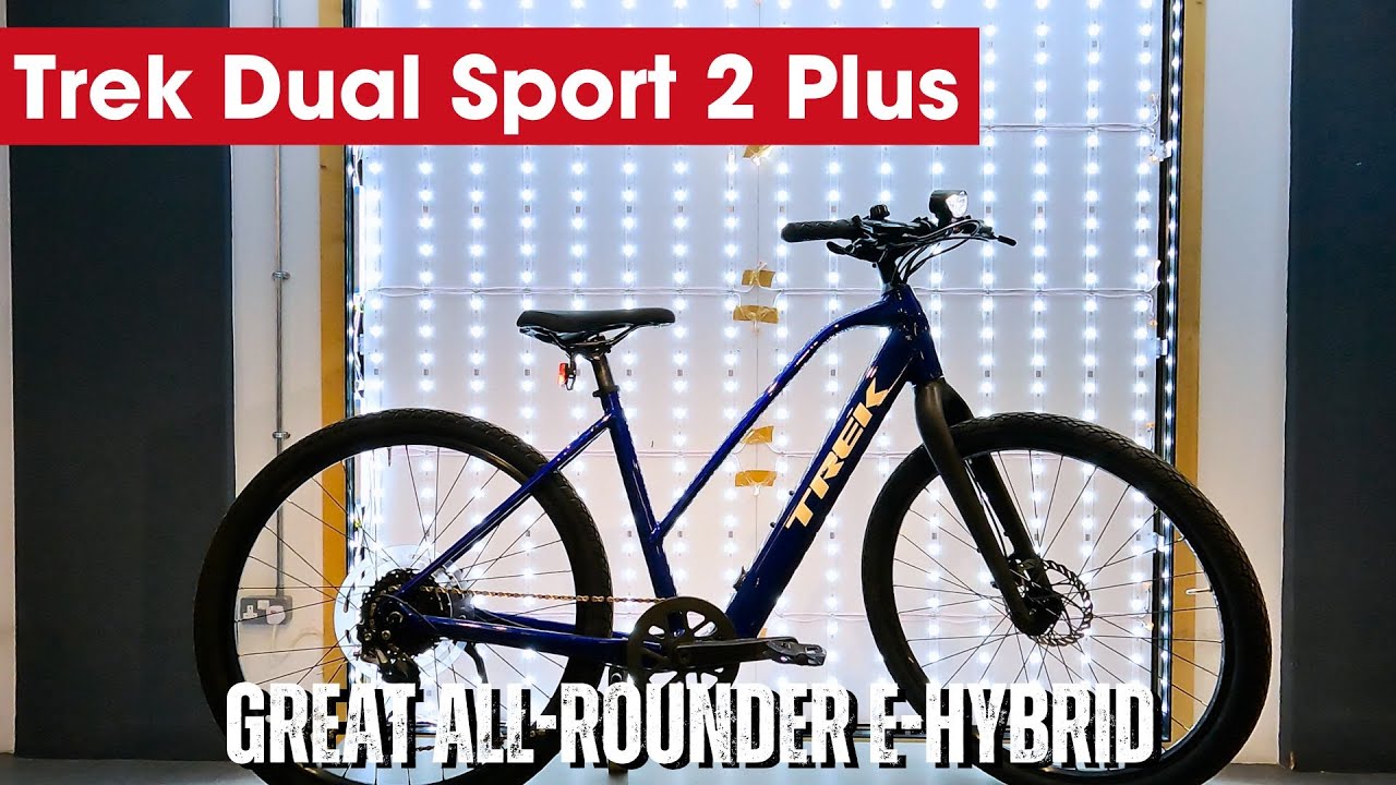 Обзор гибридного электровелосипеда Trek Dual Sport 2 Plus 2023 года