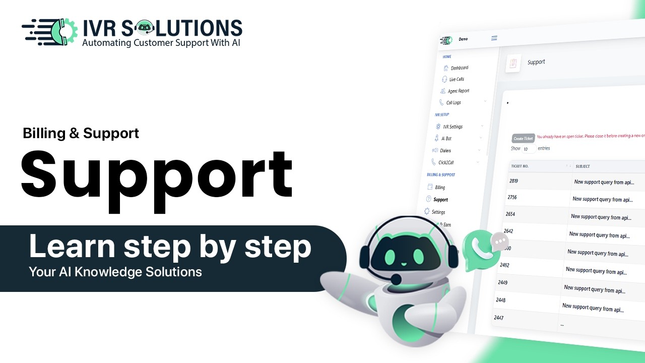 How to Raise a Support Ticket & Get Help &mdash; Support in IVR Solutions Tutorial