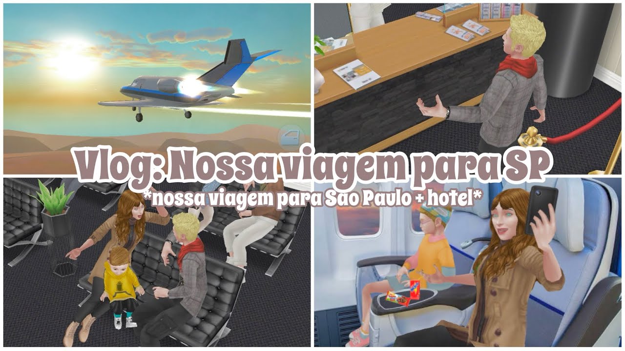 Vlog: Nossa Viagem para São Paulo!! *chegamos no Brasil* ✈️🇧🇷 - THE SIMS FREEPLAY
