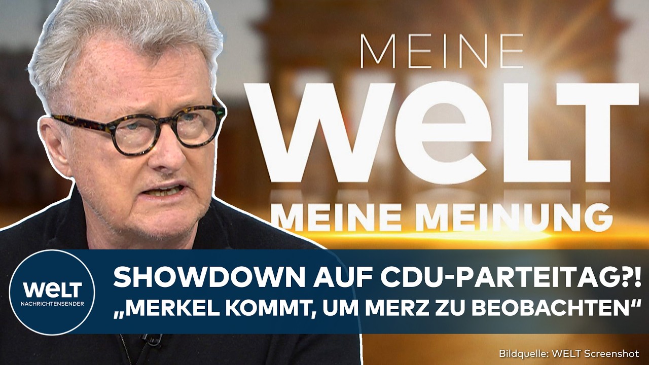 MEINE MEINUNG: Merkel beim CDU-Parteitag! Showdown?! „Merkel kommt, um Merz zu beobachten“
