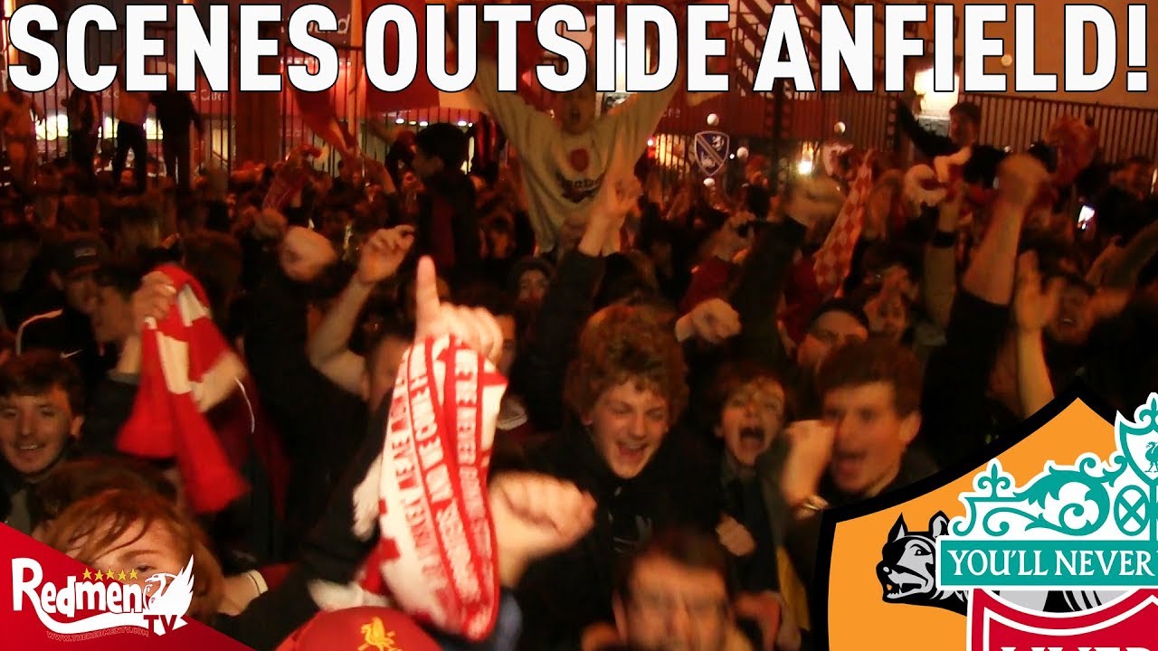 SCENES OUTSIDE ANFIELD! | Roma v Liverpool 4-2 (6-7 agg)