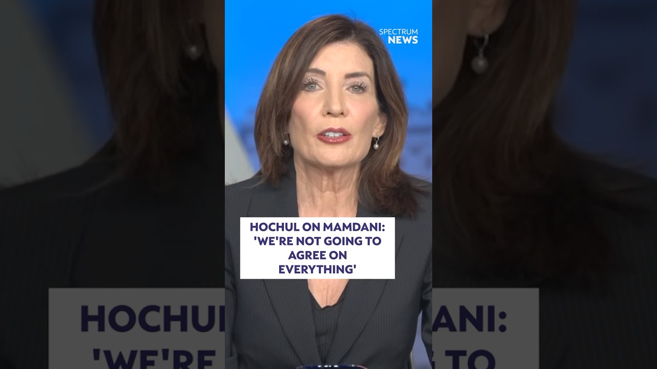 Gov. Hochul on Mayor Mamdani: 'We're not going to agree on everything'