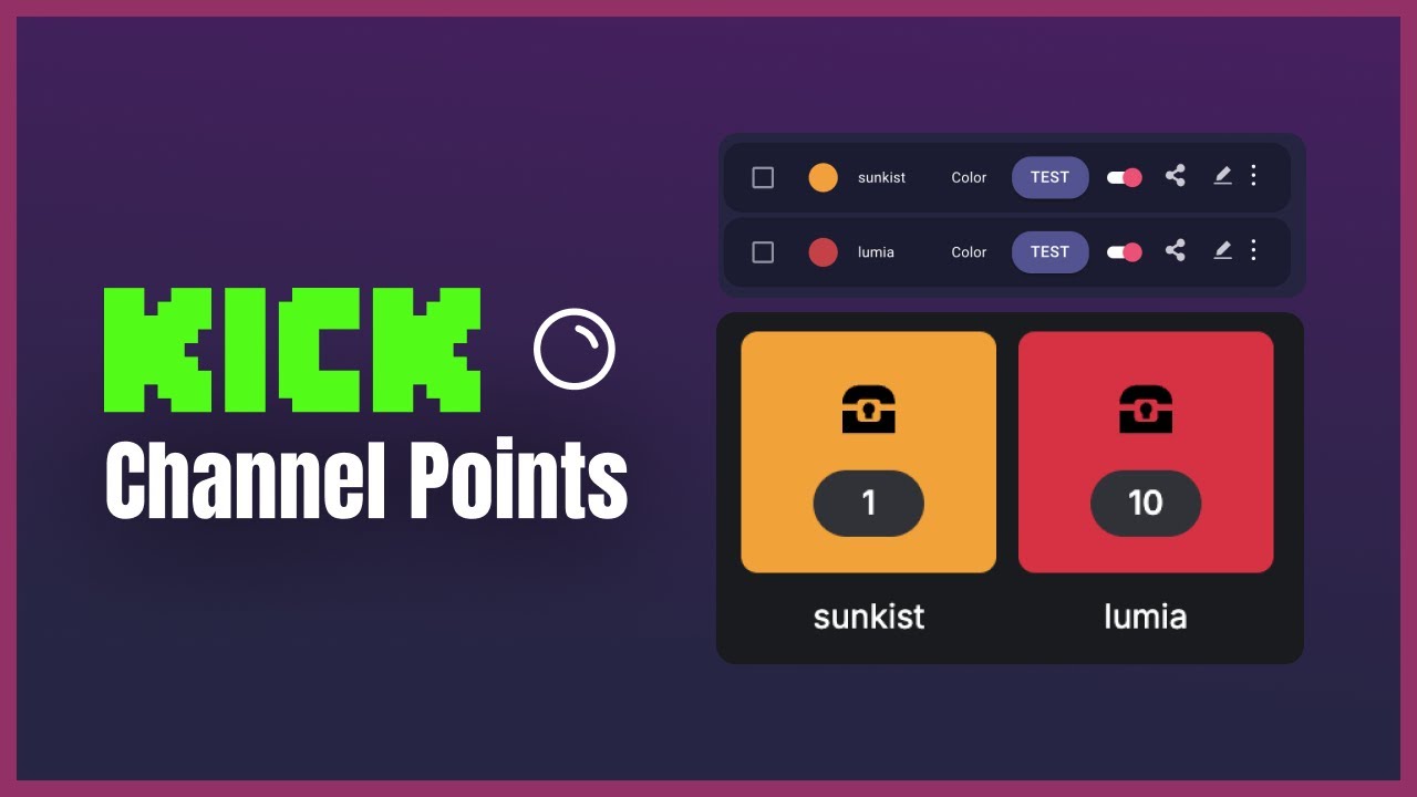 Kick Channel Points + Lumia Stream: Trigger Epic Stream Automations in Minutes