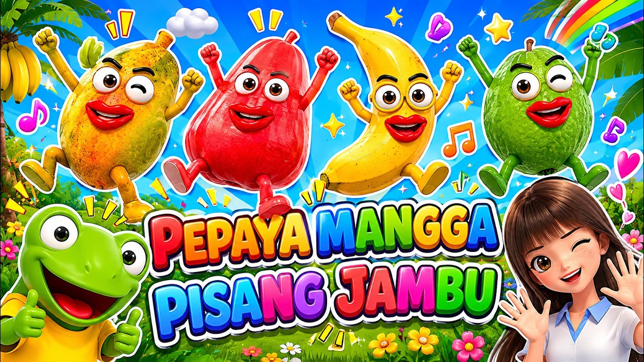 Pepaya Mangga Pisang Jambu | Lagu Anak Indonesia