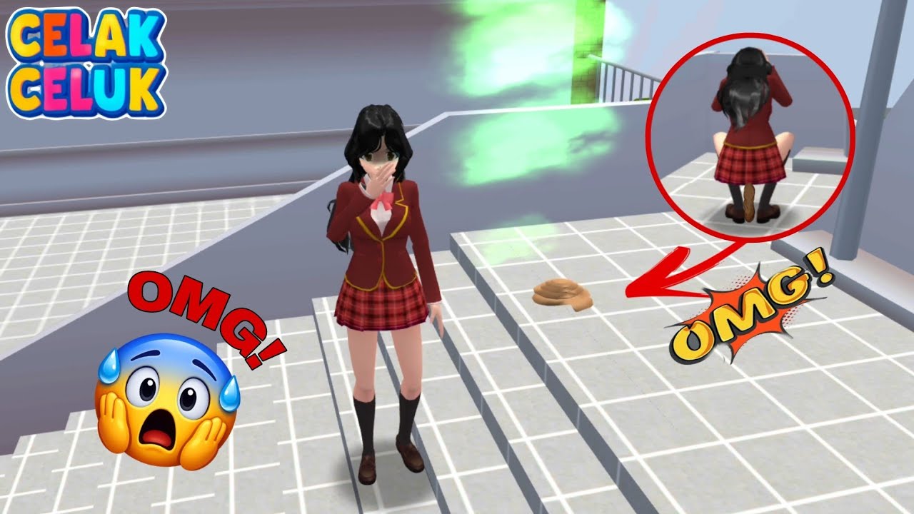 RINA MENCRET DI ATAP SEKOLAH GAK TAHAN LAGI🫢| SAKURA SCHOOL SIMULATOR 
