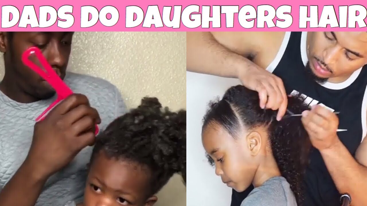 Dads do Daughters Hair | Cute hairstyles For Kids Compilation