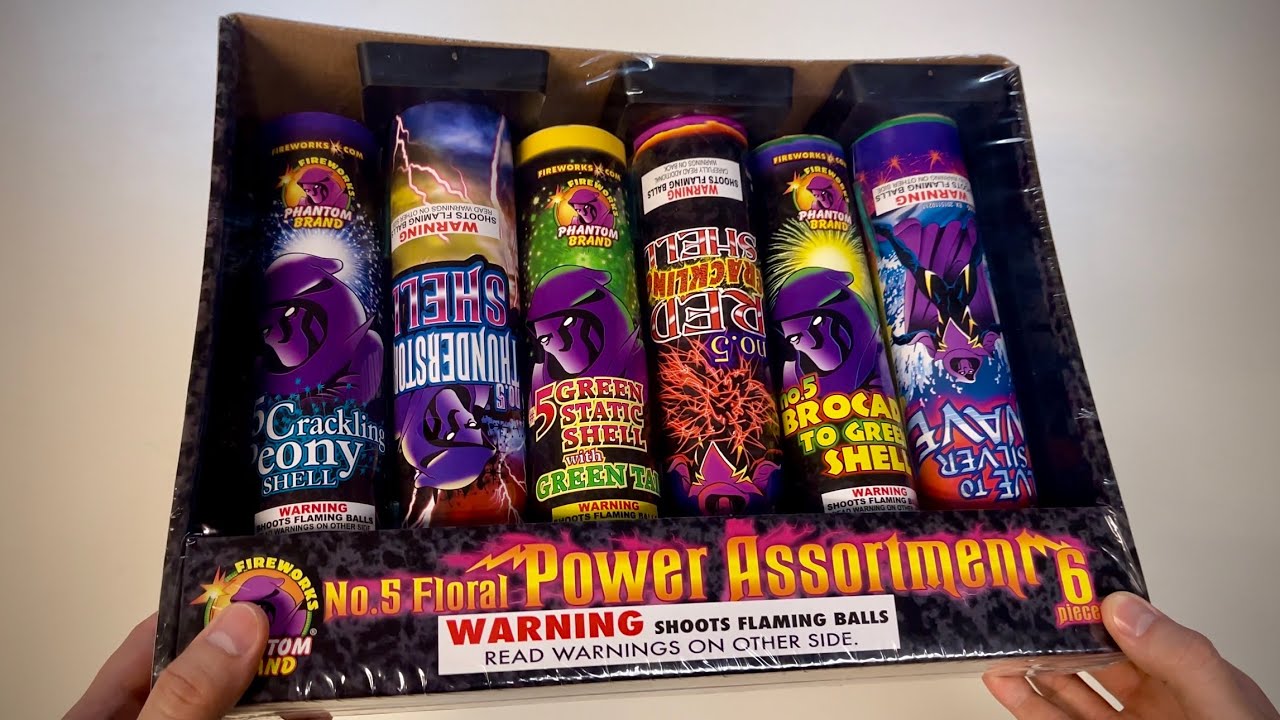 No. 5 Floral Power Assortment - Phantom Fireworks
