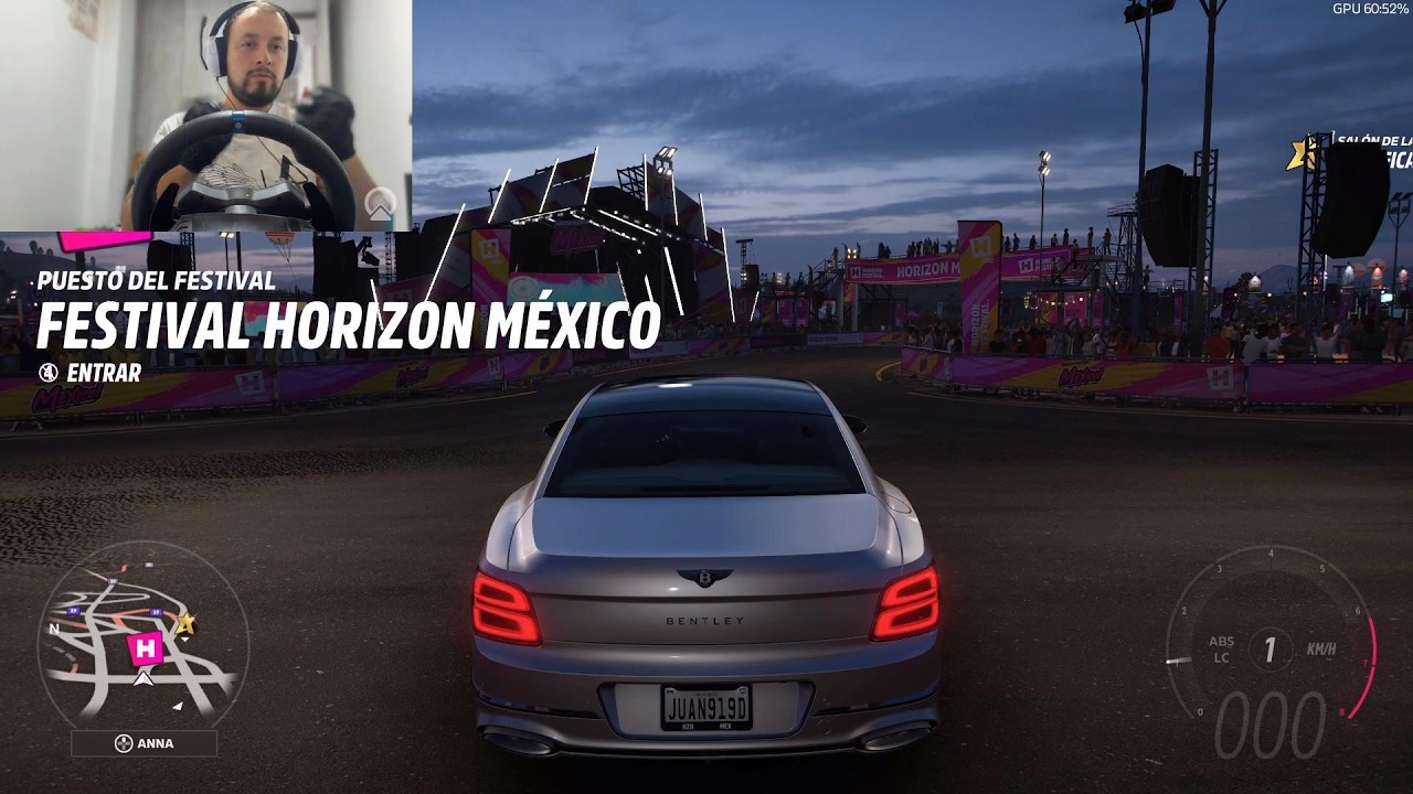 625 Hp Bentley Flying Spur - Forza Horizon 5 - Logitech G923 Trueforce (Force Feedback) Wheel.