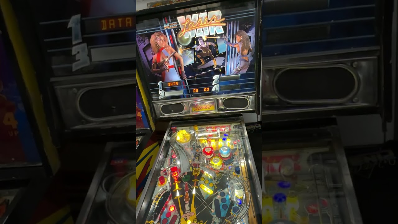 First test games Laser War pinball