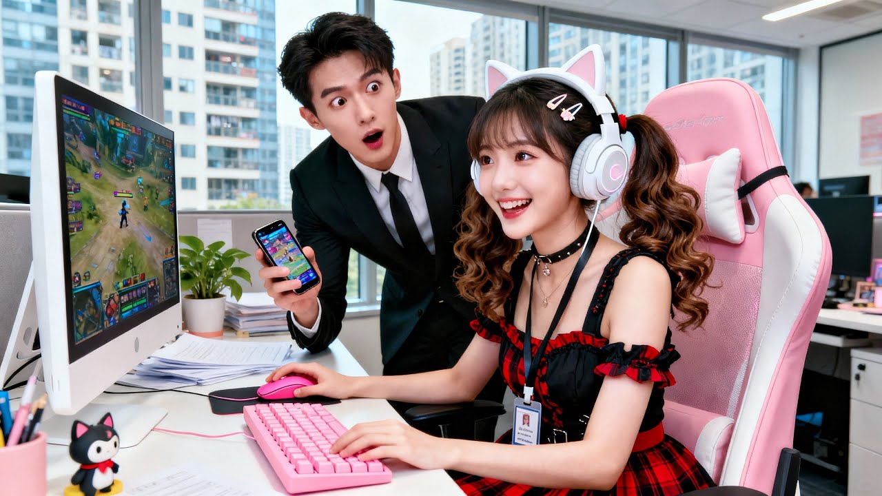El CEO se enamora de una gamer; ¡resulta ser la becaria menos fiable de su empresa!