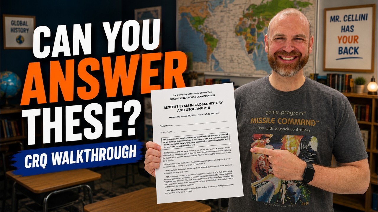 Global History Regents Review: The CRQ Section LIVE (January 2026)