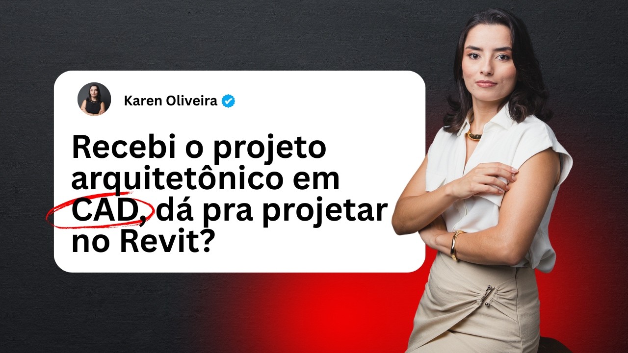 #Live 74 - Recebi o projeto arquitetônico em CAD. Dá pra projetar no Revit?