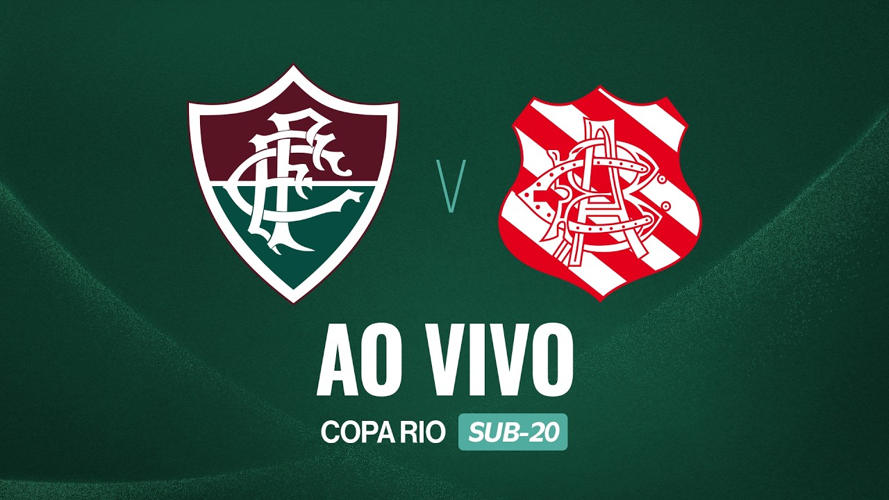 AO VIVO - COPA RIO SUB-20 - 3ª RODADA - FLUMINENSE X BANGU