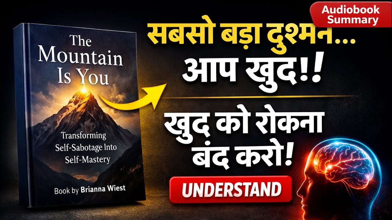 The Mountain Is You Book Summary | Aap Hi Apne Dushman Ho | Life Changing Hindi Summary