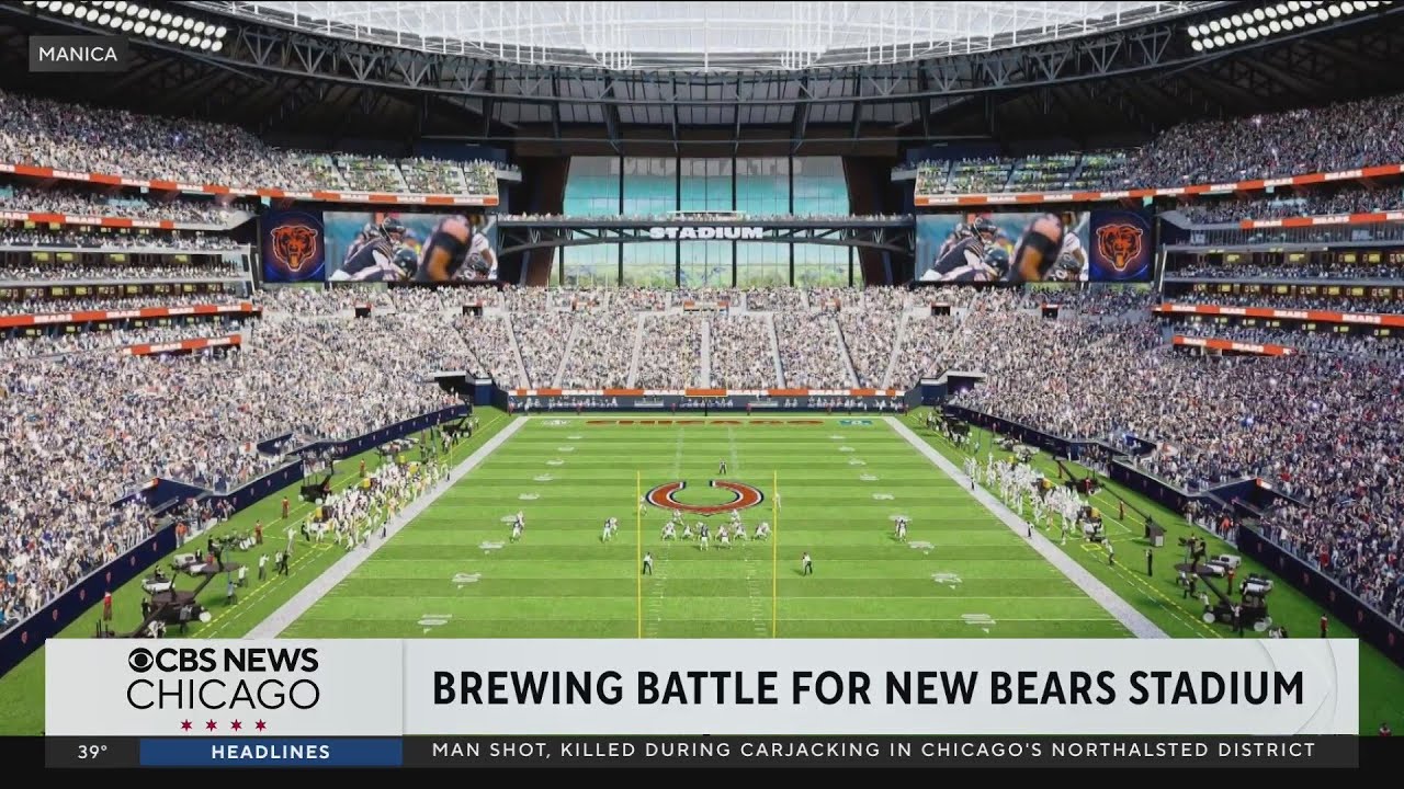 Pep rally to keep Bears in Illinois underway in Arlington Heights