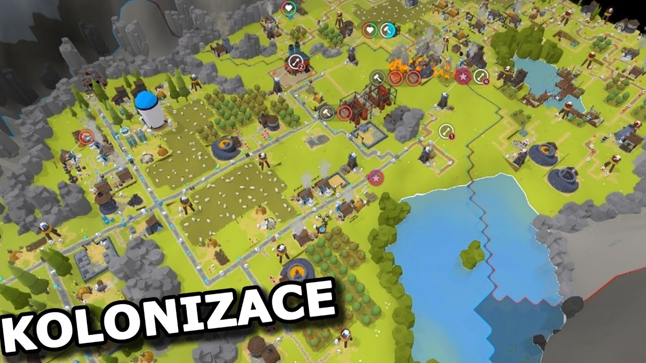 Kolonizujeme planety pomoc&iacute; arm&aacute;dy robotů! - The Colonists #1
