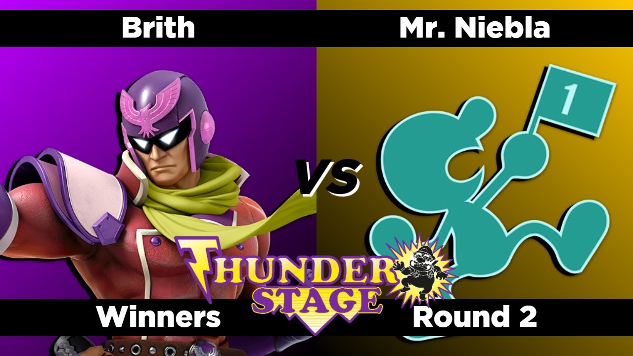 TS 89 - Brith (Captain Falcon) Vs. Mr. Niebla (Game & Watch) Smash Ultimate - SSBU