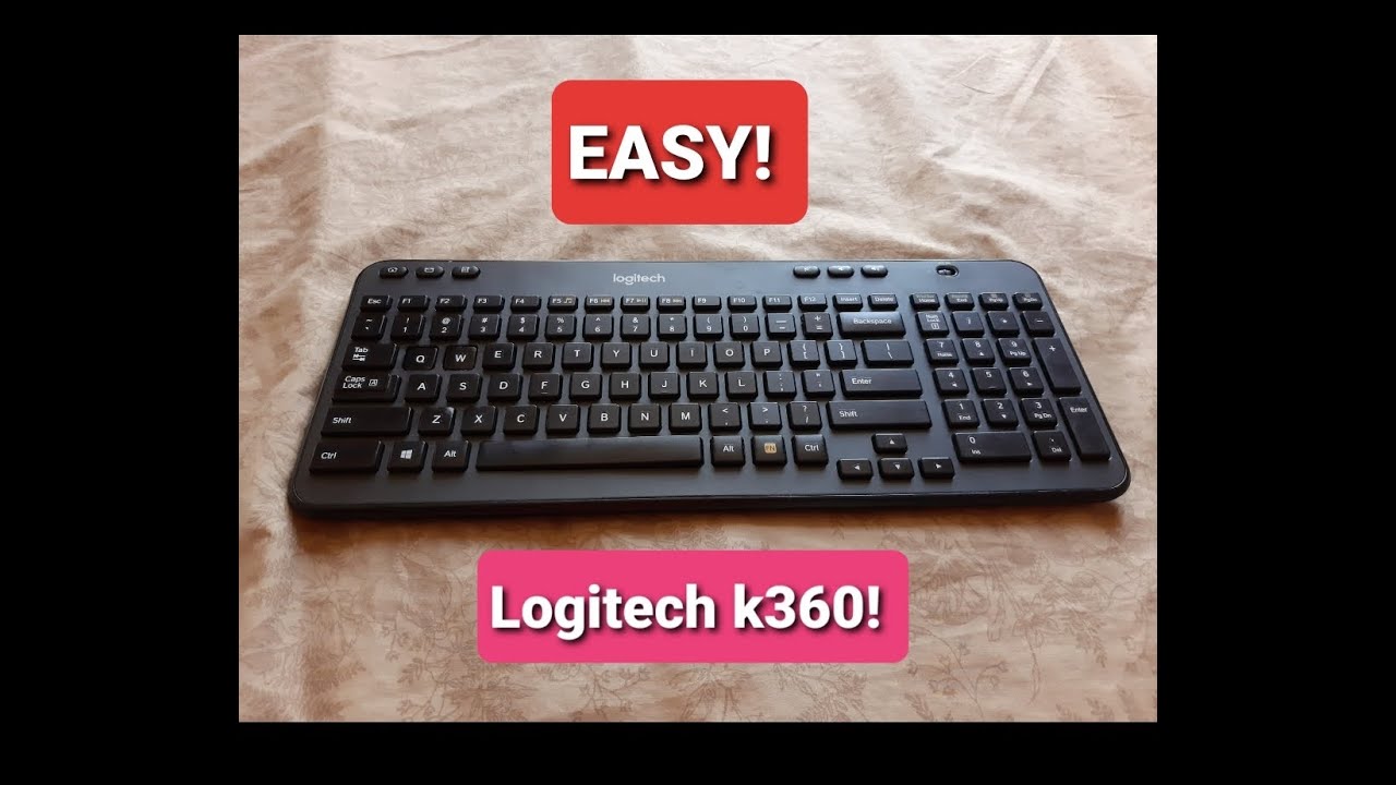 How to open logitech k360!😃