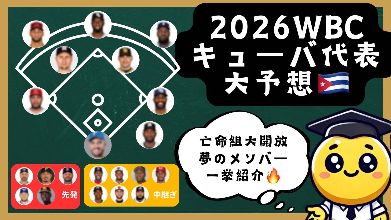 【WBC2026】“もしも全員出たら”キューバ代表がとんでもない戦力に…！“夢の最強メンバー”を発表！