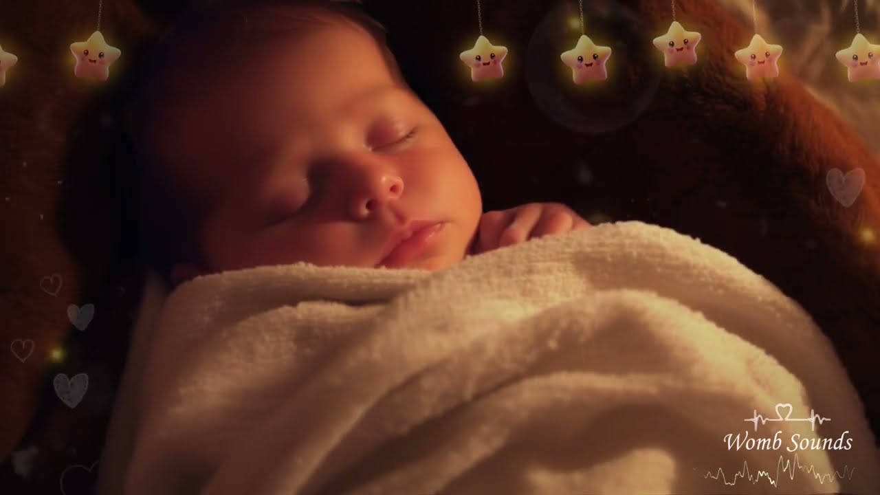 24 Hours Womb Sounds 🌙 Heartbeat & White Noise to Help Your Baby Sleep Peacefully