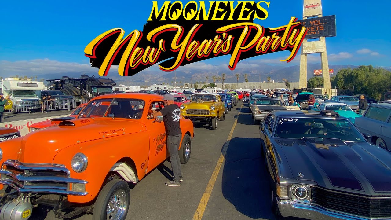 MOONEYES New Year's Party 2023 - Irwindale Speedway, Gasser and Nostalgia Drag Racing