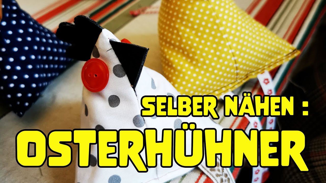 Osterhühner DIY selber nähen