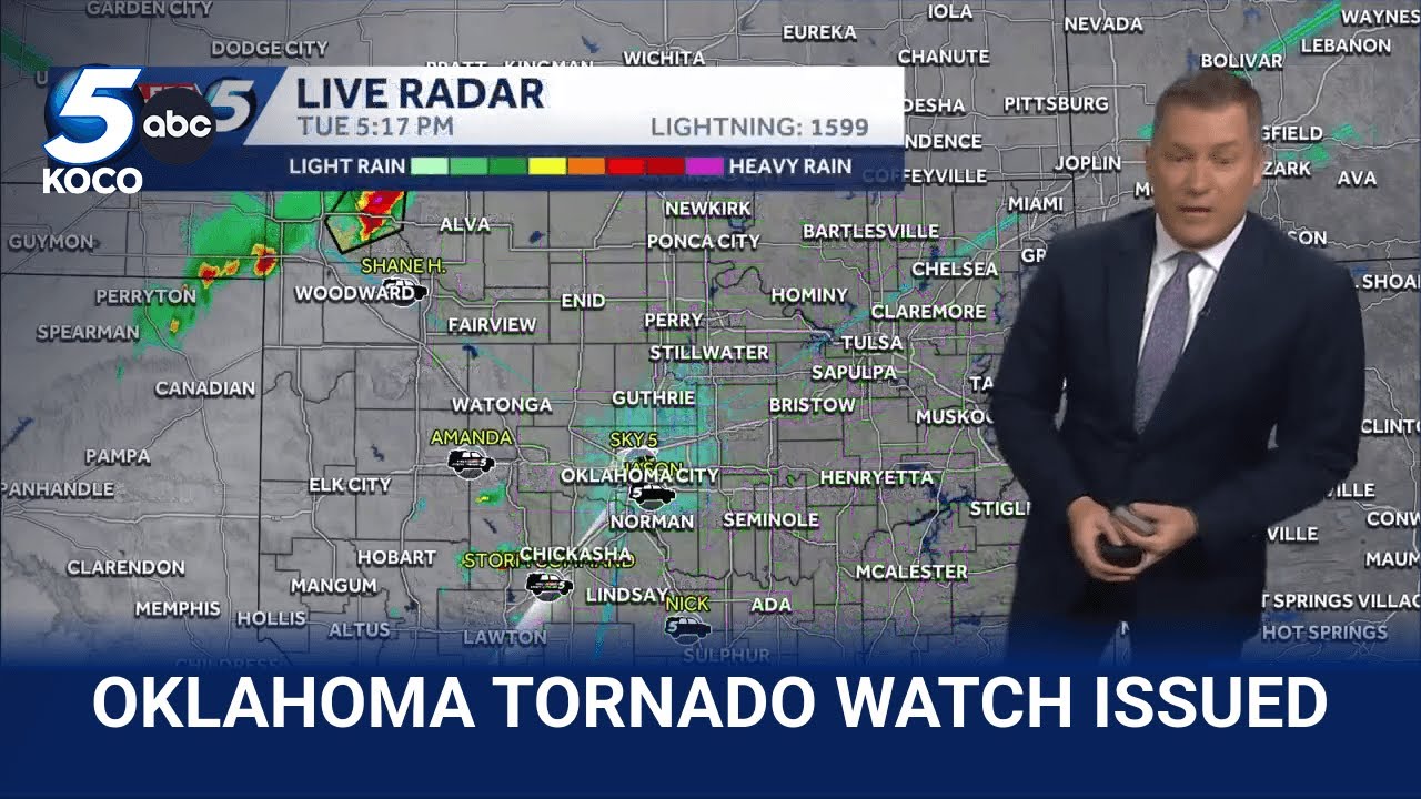 Tornado watch for much of Oklahoma on Tuesday (5:20 p.m. March 10, 2026)